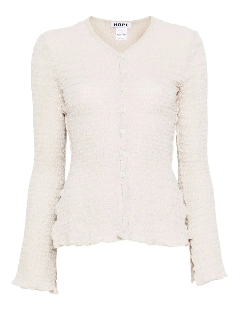 V-neck cardigan - 1