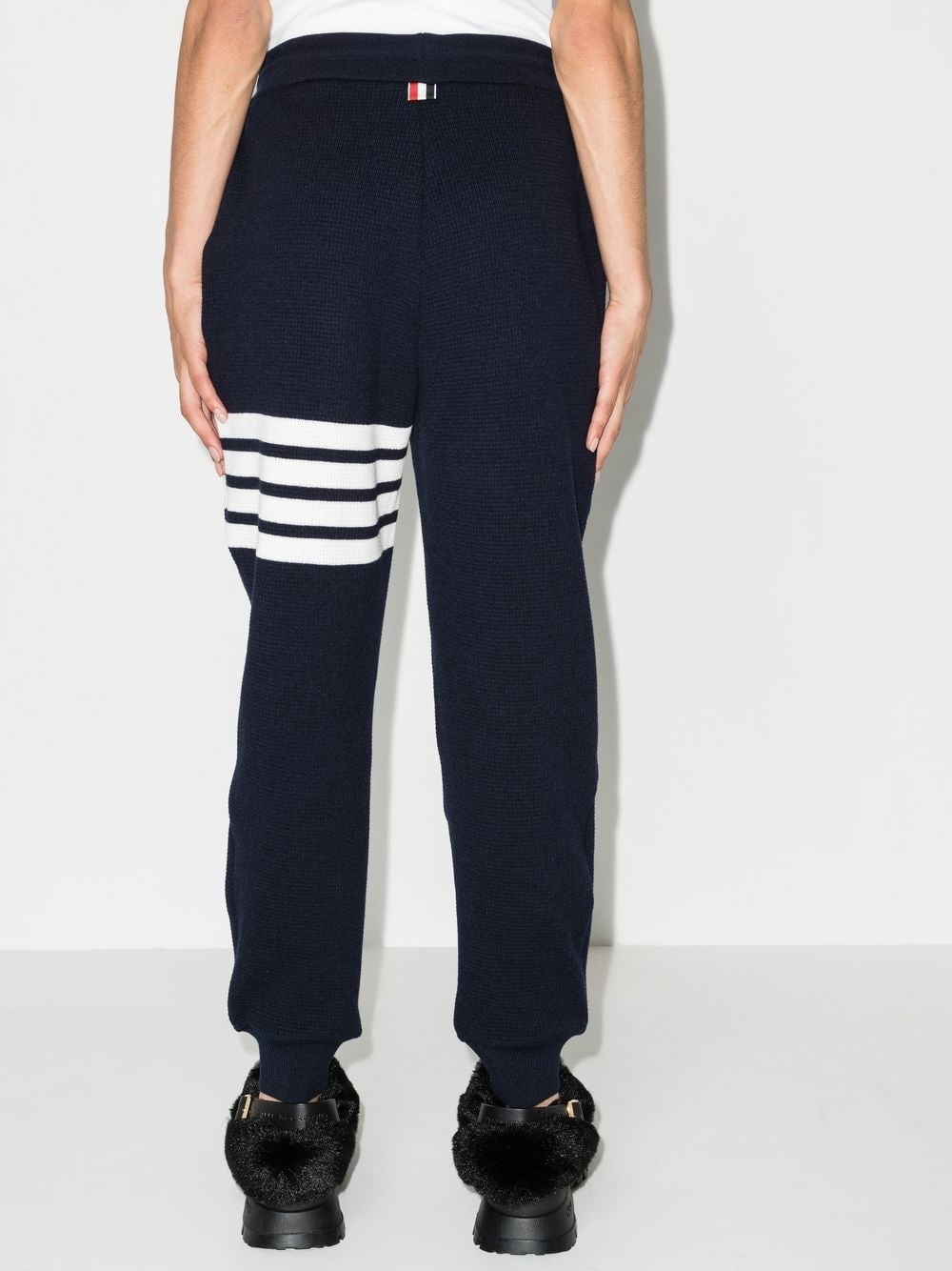 4-Bar drawstring track pants - 3