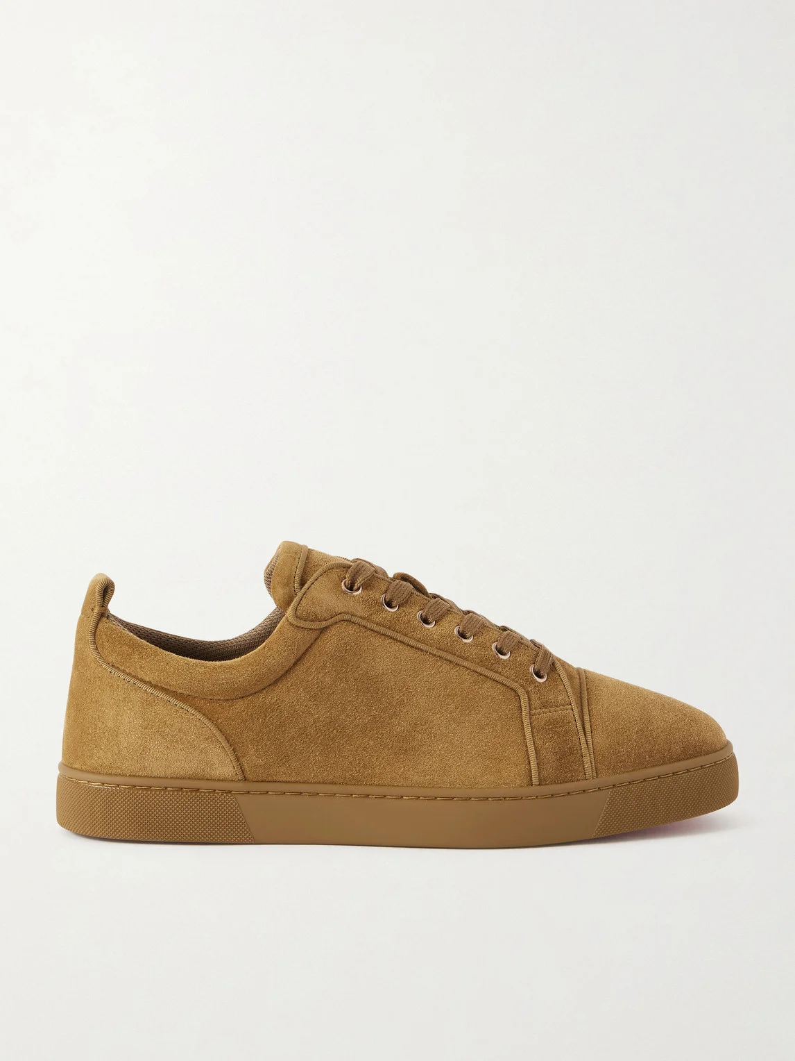 Louis Junior Grosgrain-Trimmed Suede Sneakers - 1