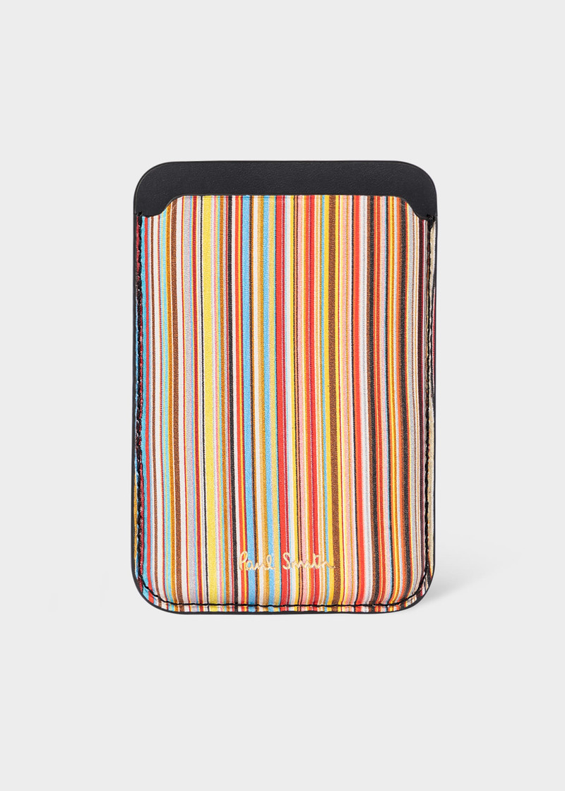 iPhone 15 Pro MagSafe Signature Stripe Credit Card Case 1