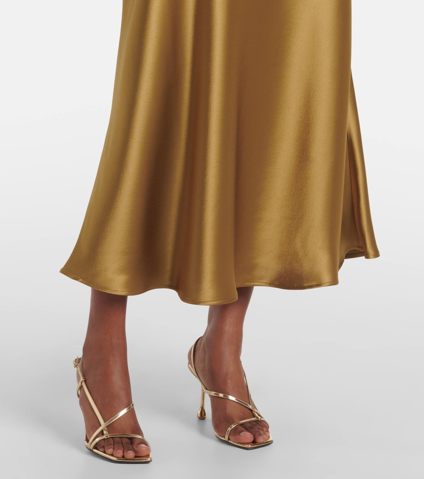Valletta satin slip skirt - 5