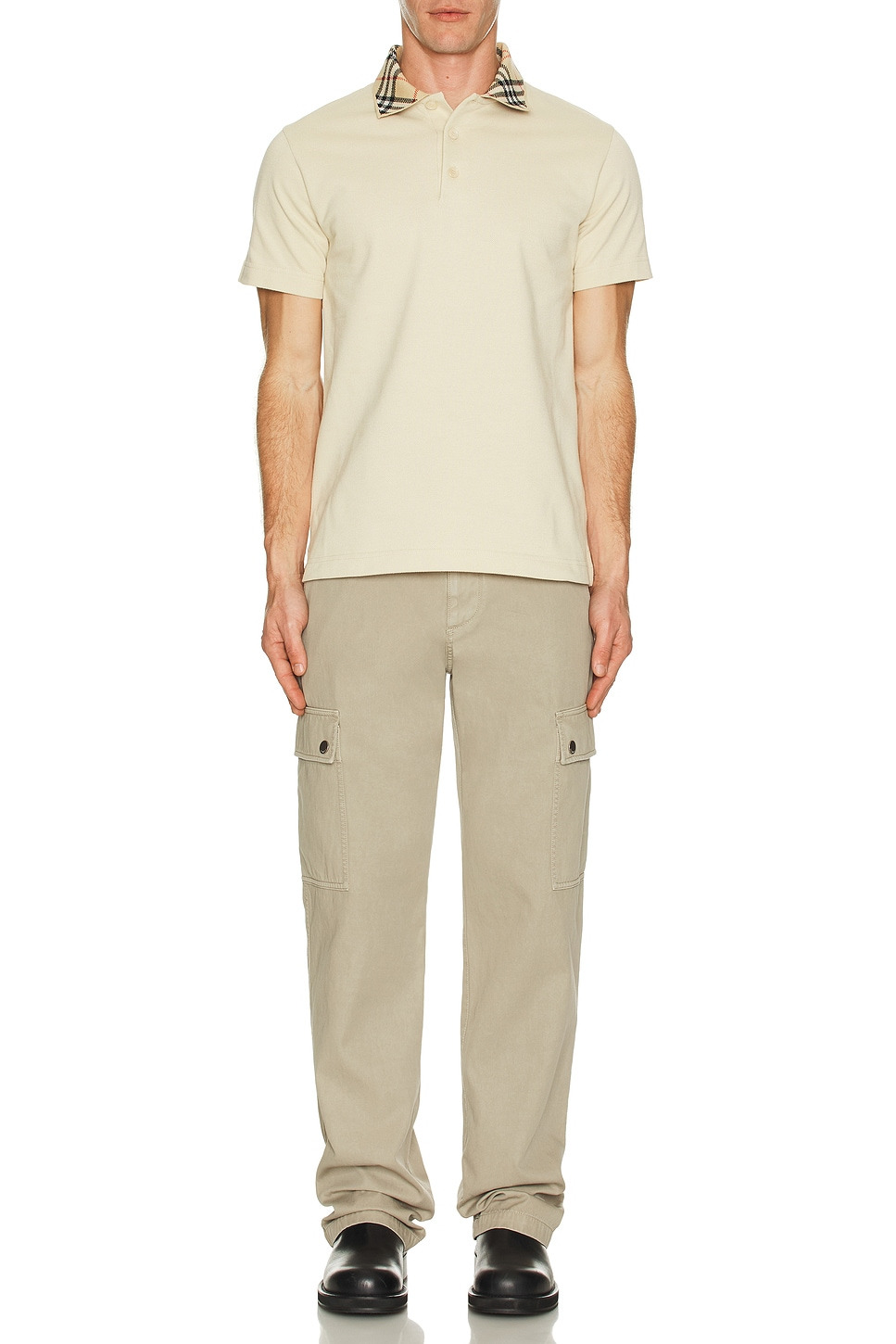 Garment Dyed Zip Back Cargo Pants - 6