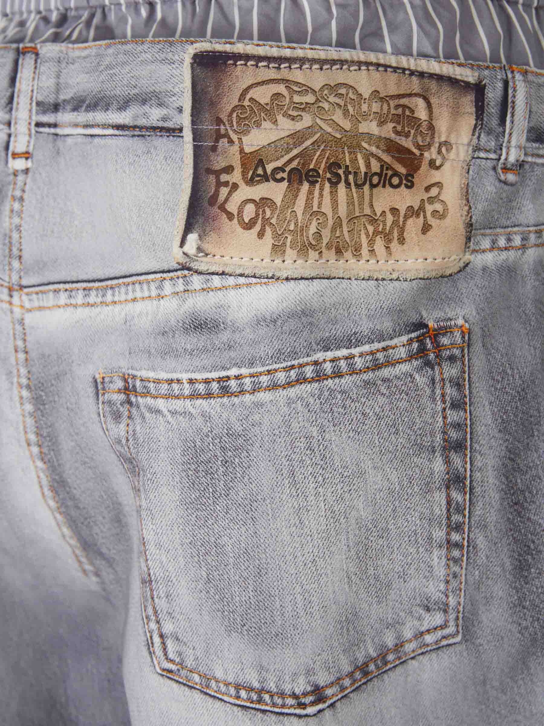 PRINTED TROMPE L'OEIL PANTS - 6