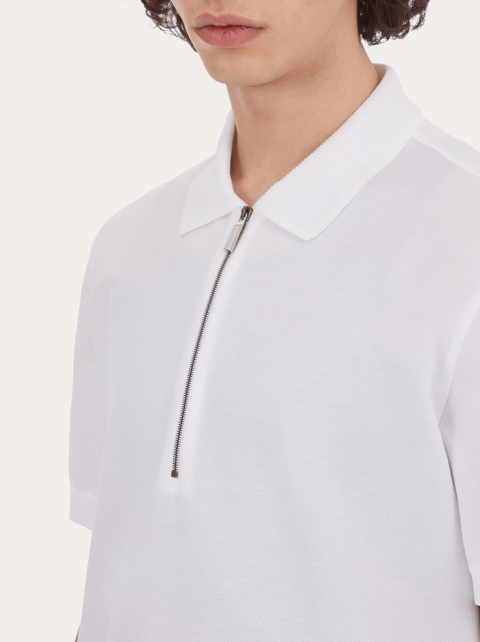 Polo with zip collar - 4