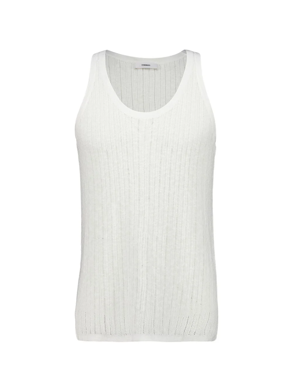 pointelle-knit tank top - 1