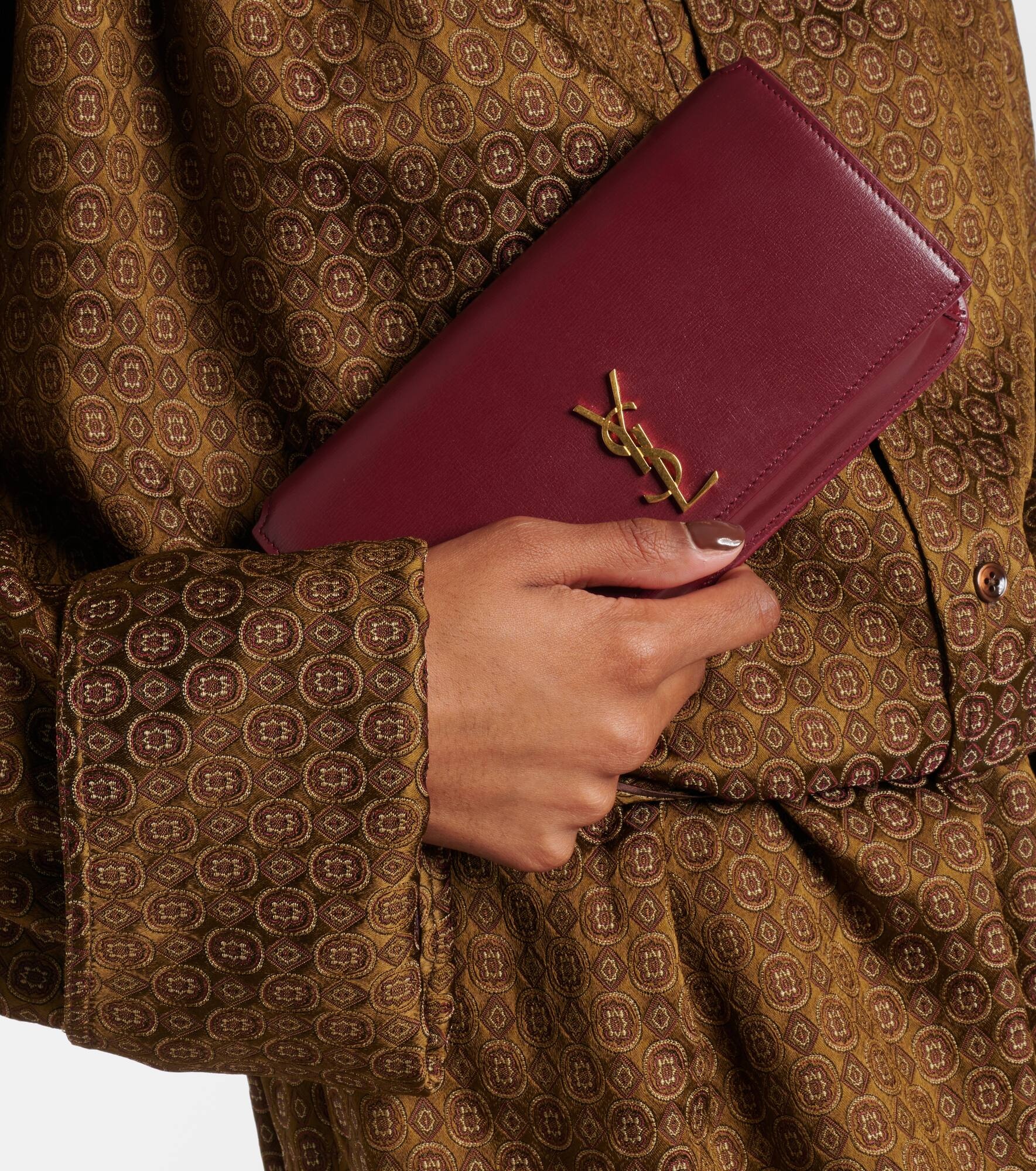 Cassandre leather crossbody bag - 7