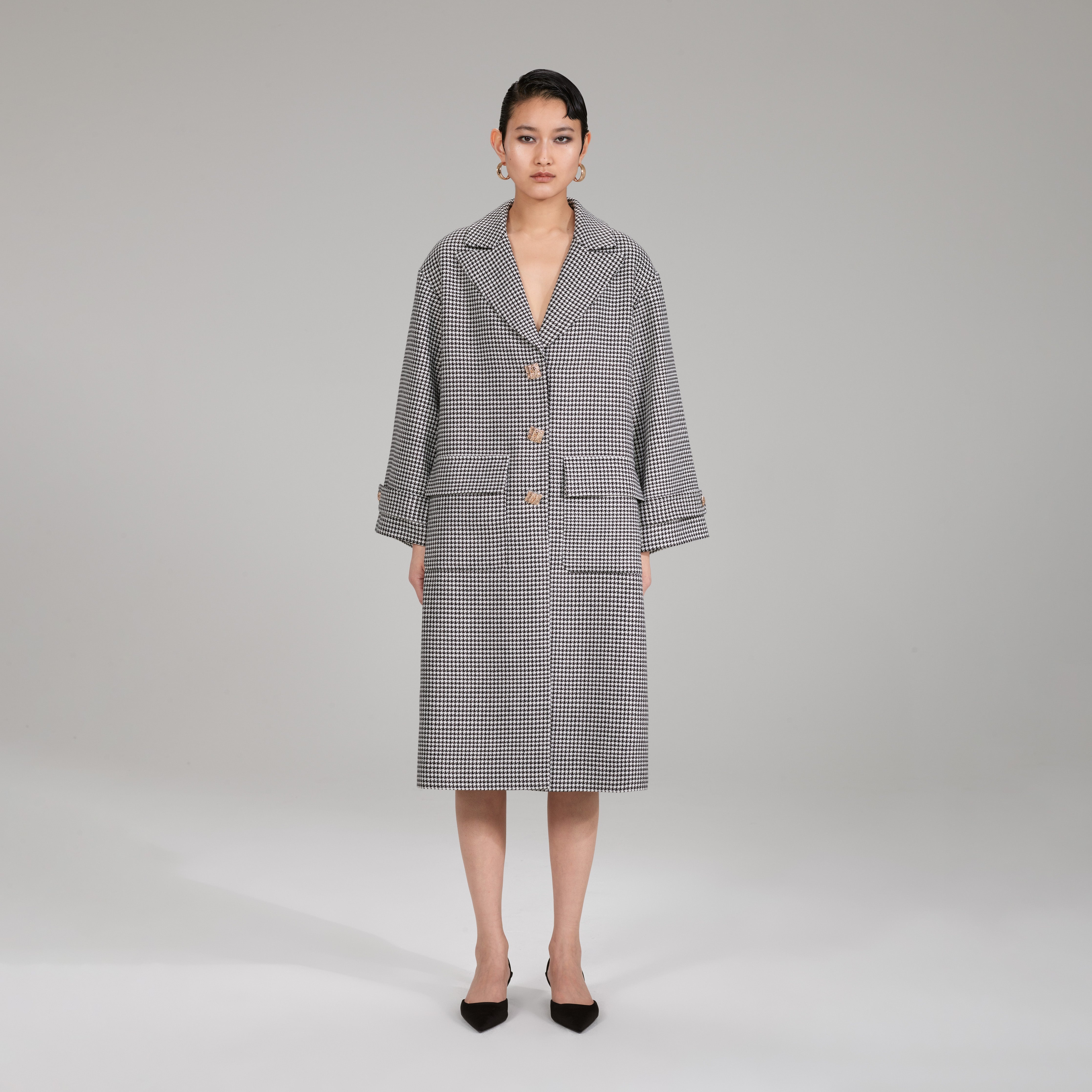Houndstooth Coat - 1