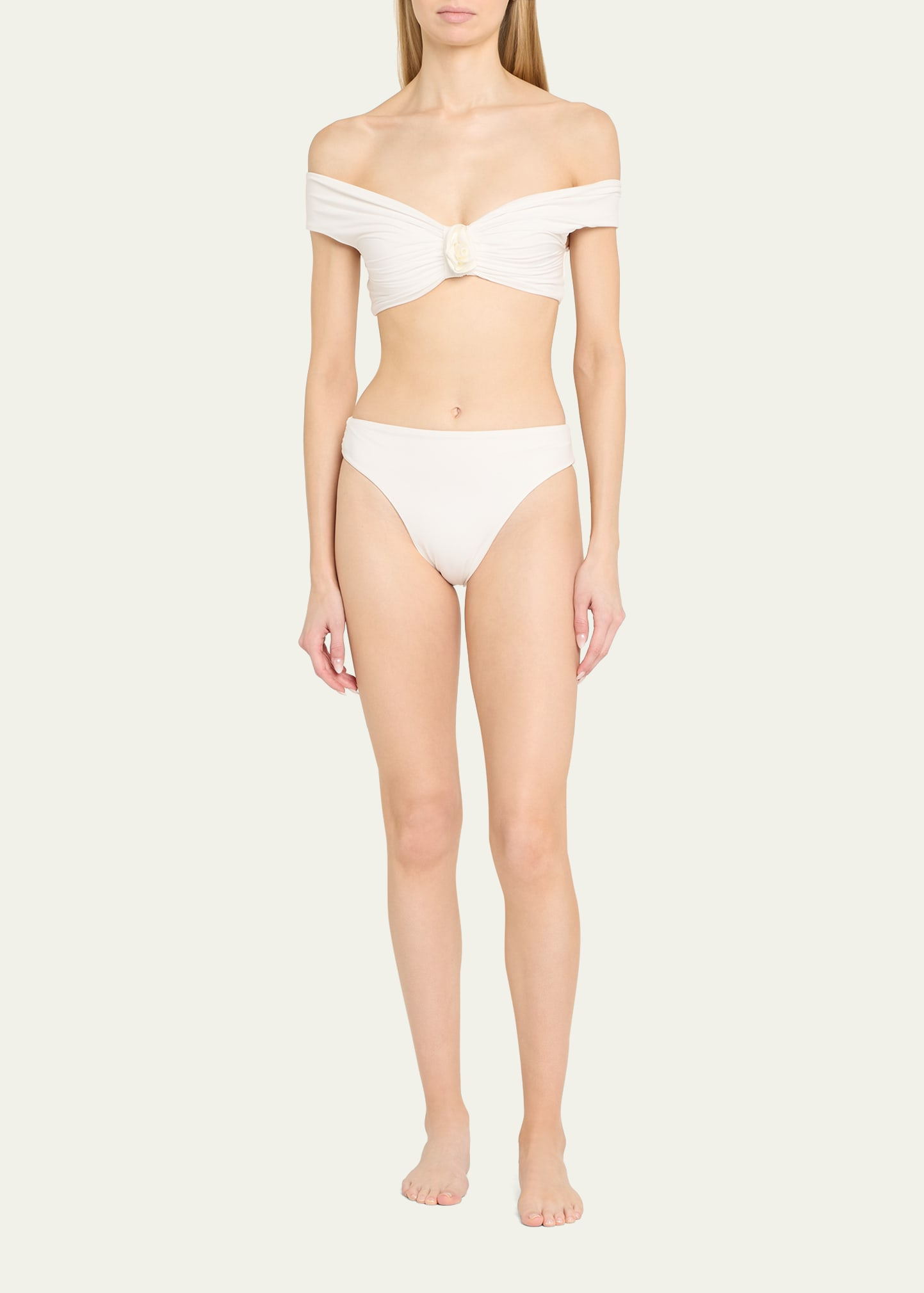 Sauco Off-Shoulder Two-Piece Swimsuit - 2