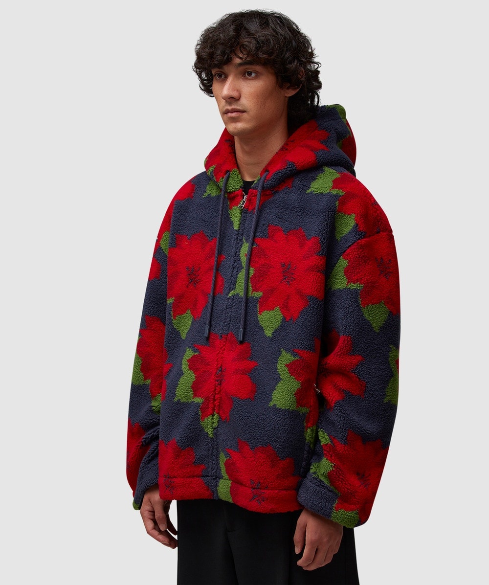 Fleece hooded jacket - 2