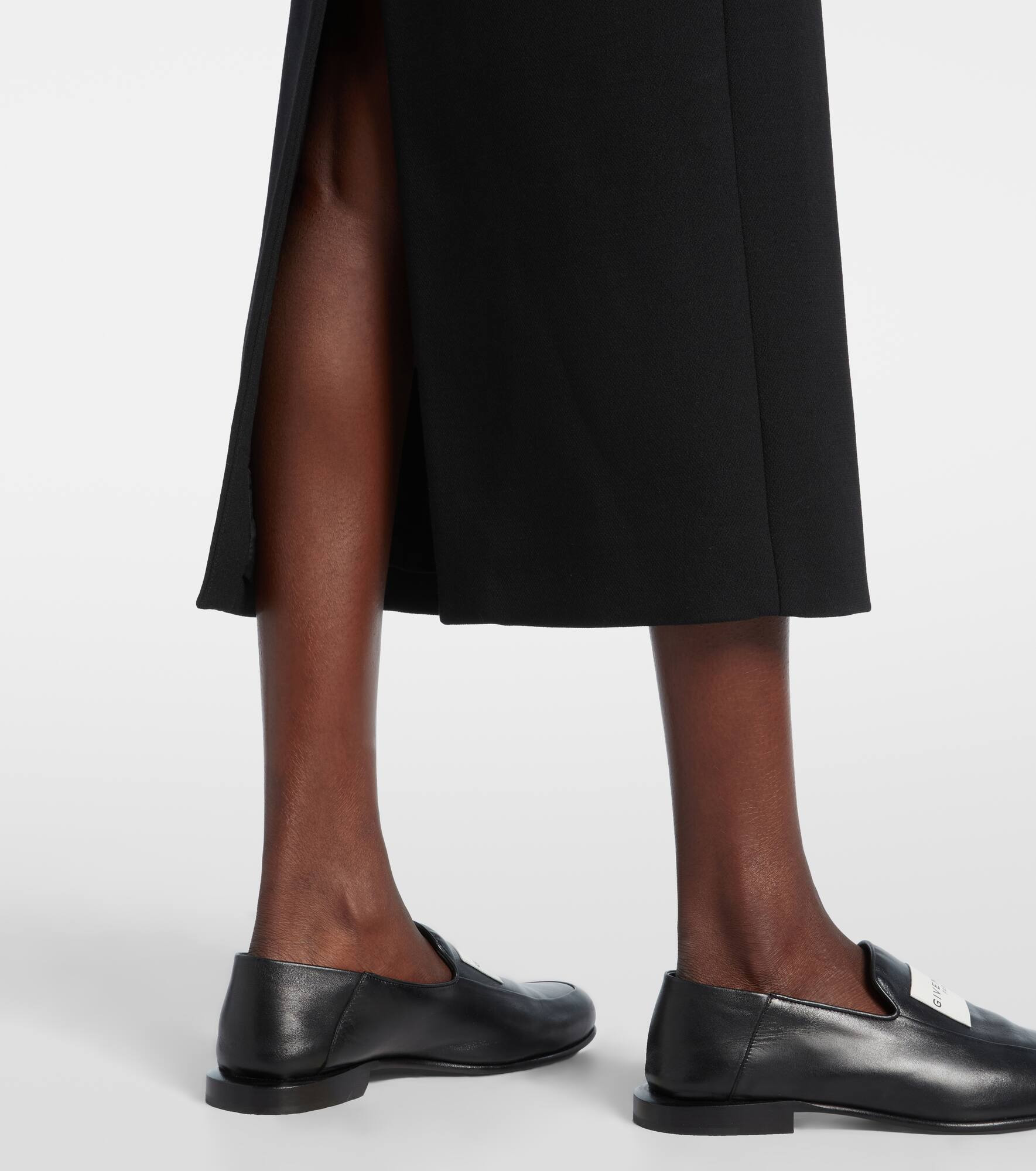 Wool-blend midi skirt - 5