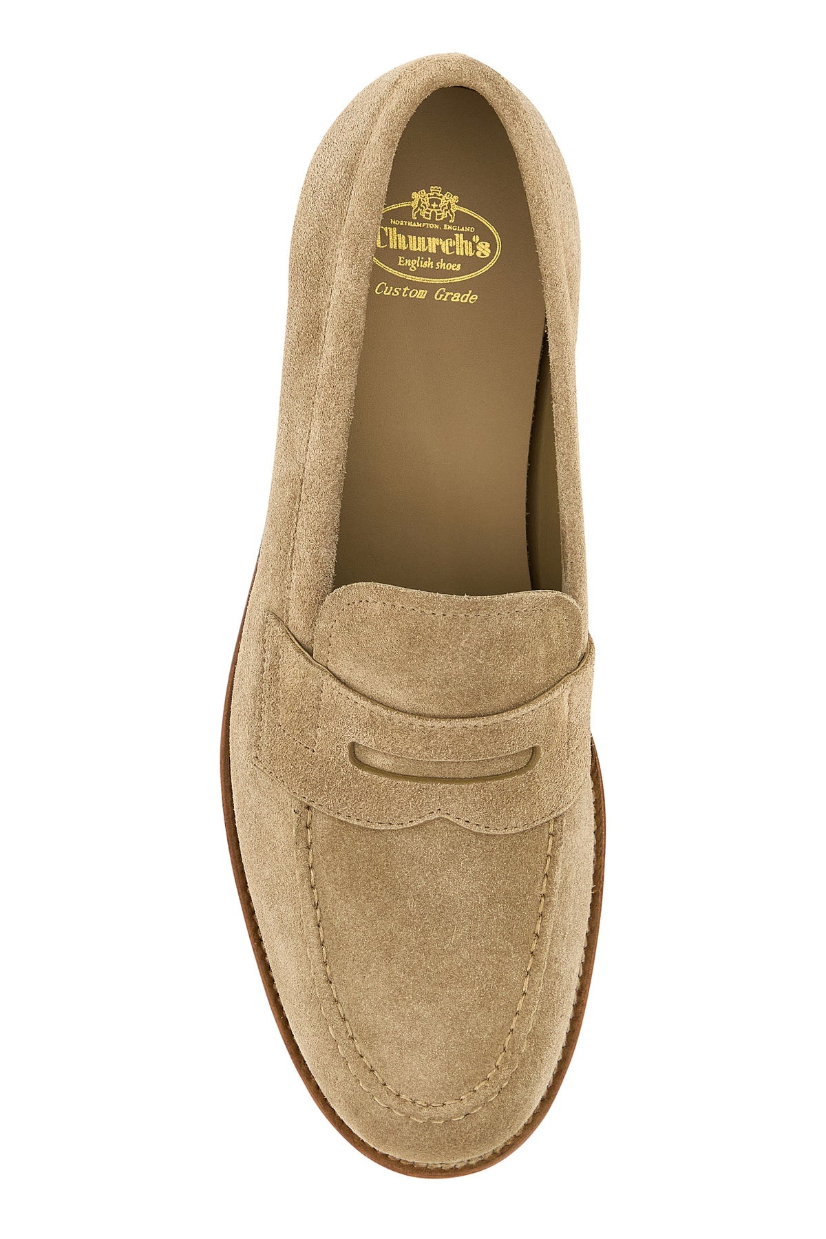 Dove grey suede Heswall W loafers - 4
