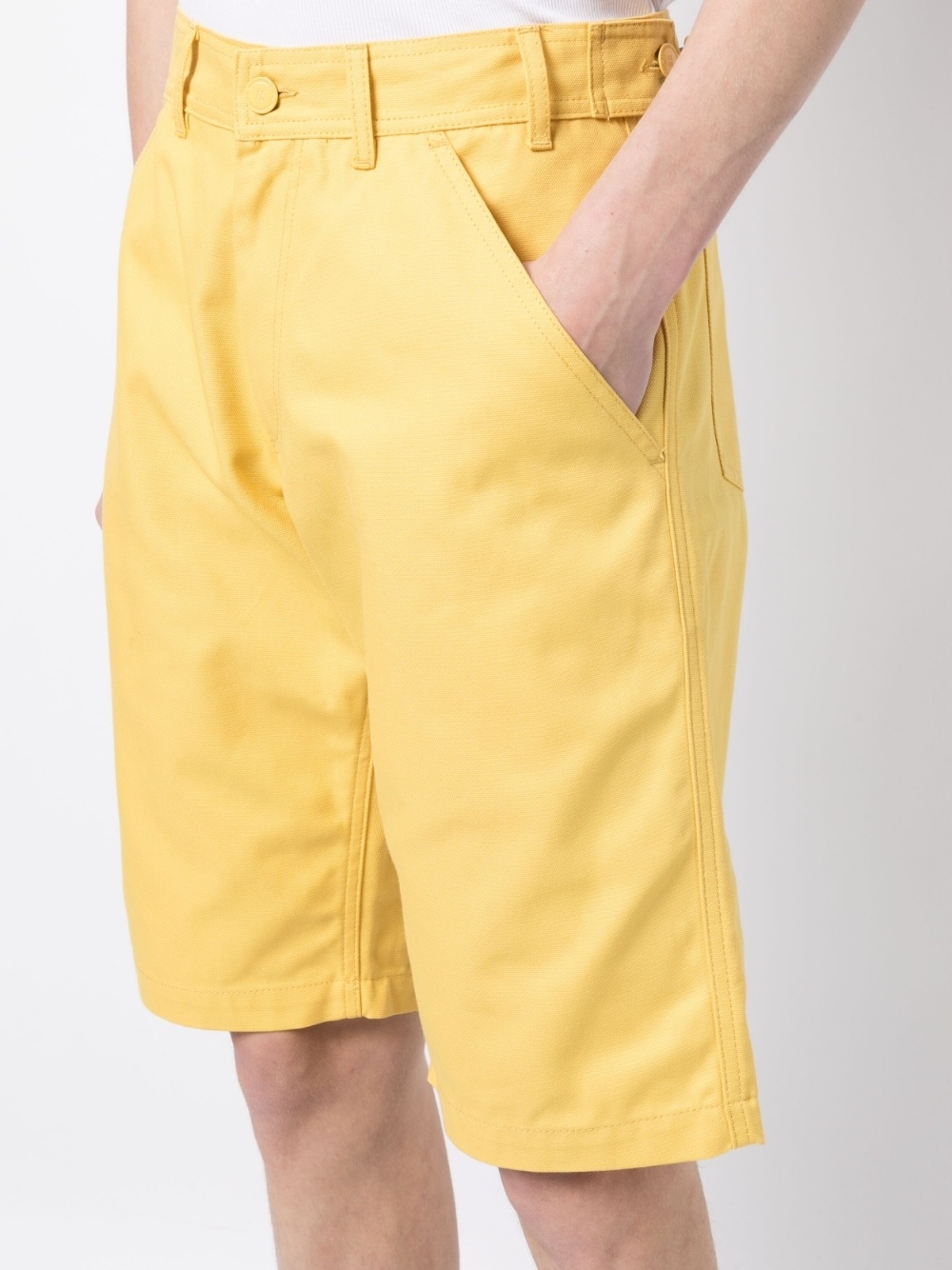 logo-patch tailored shorts - 5