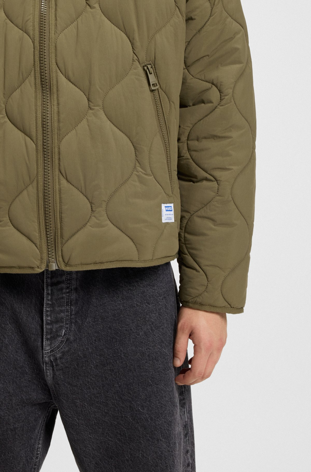 WATER-REPELLENT JACKET WITH ONION QUILTING - 6