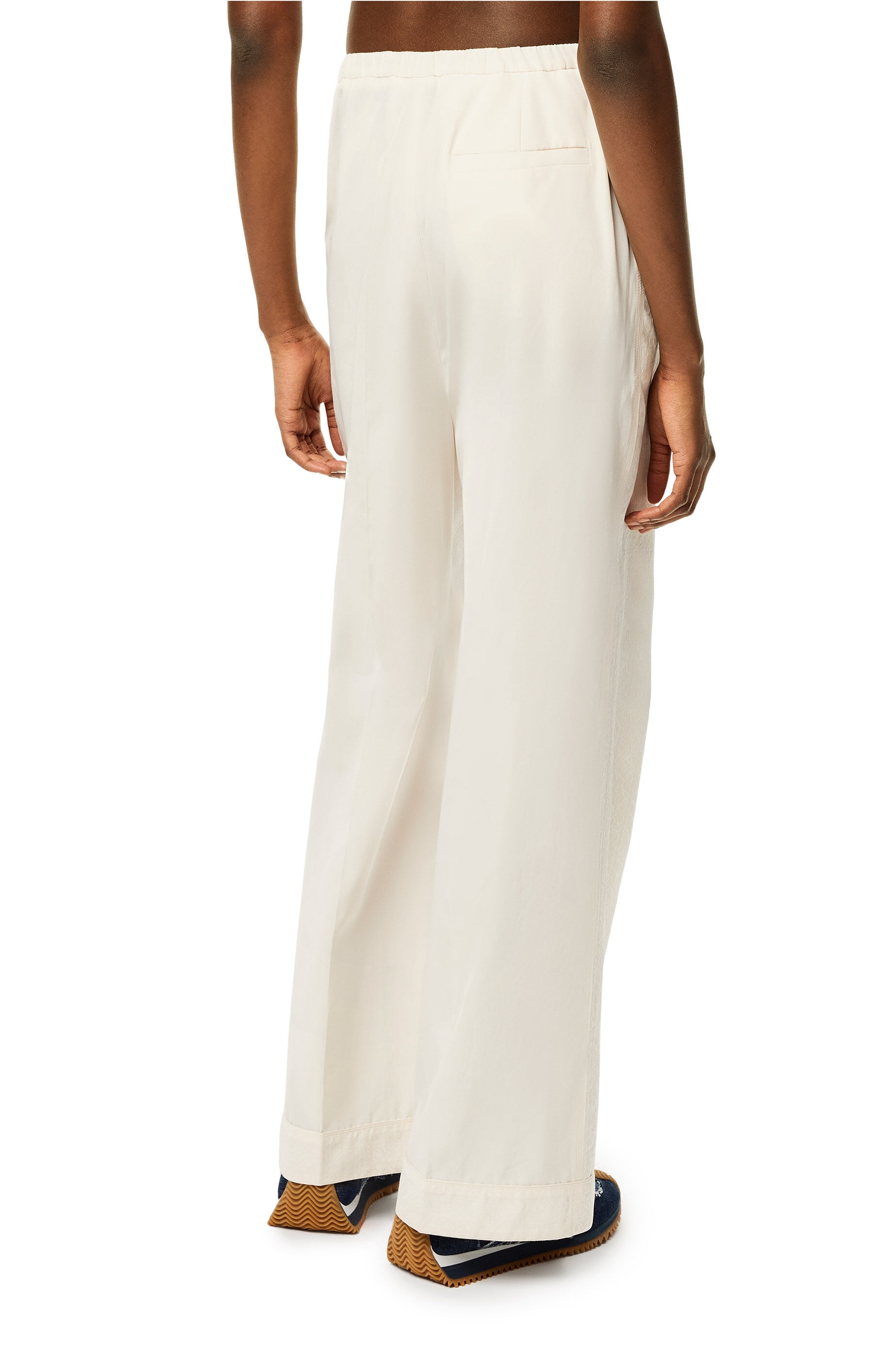 Anagram pyjama trousers in silk and cotton - 4