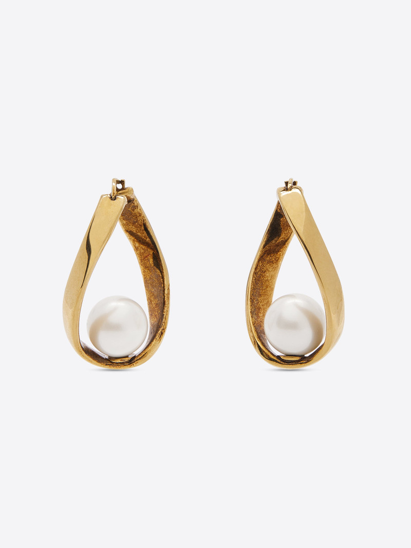OVAL HOOP EARRINGS 1