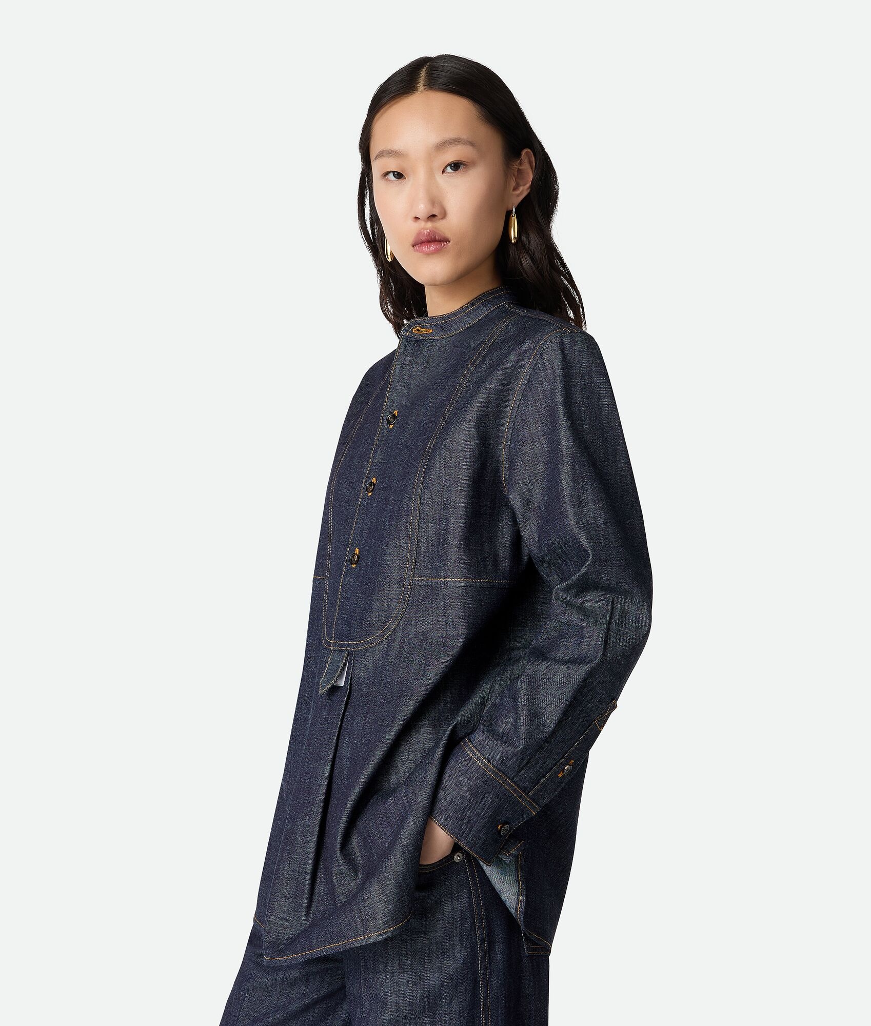 Indigo Denim Shirt - 2
