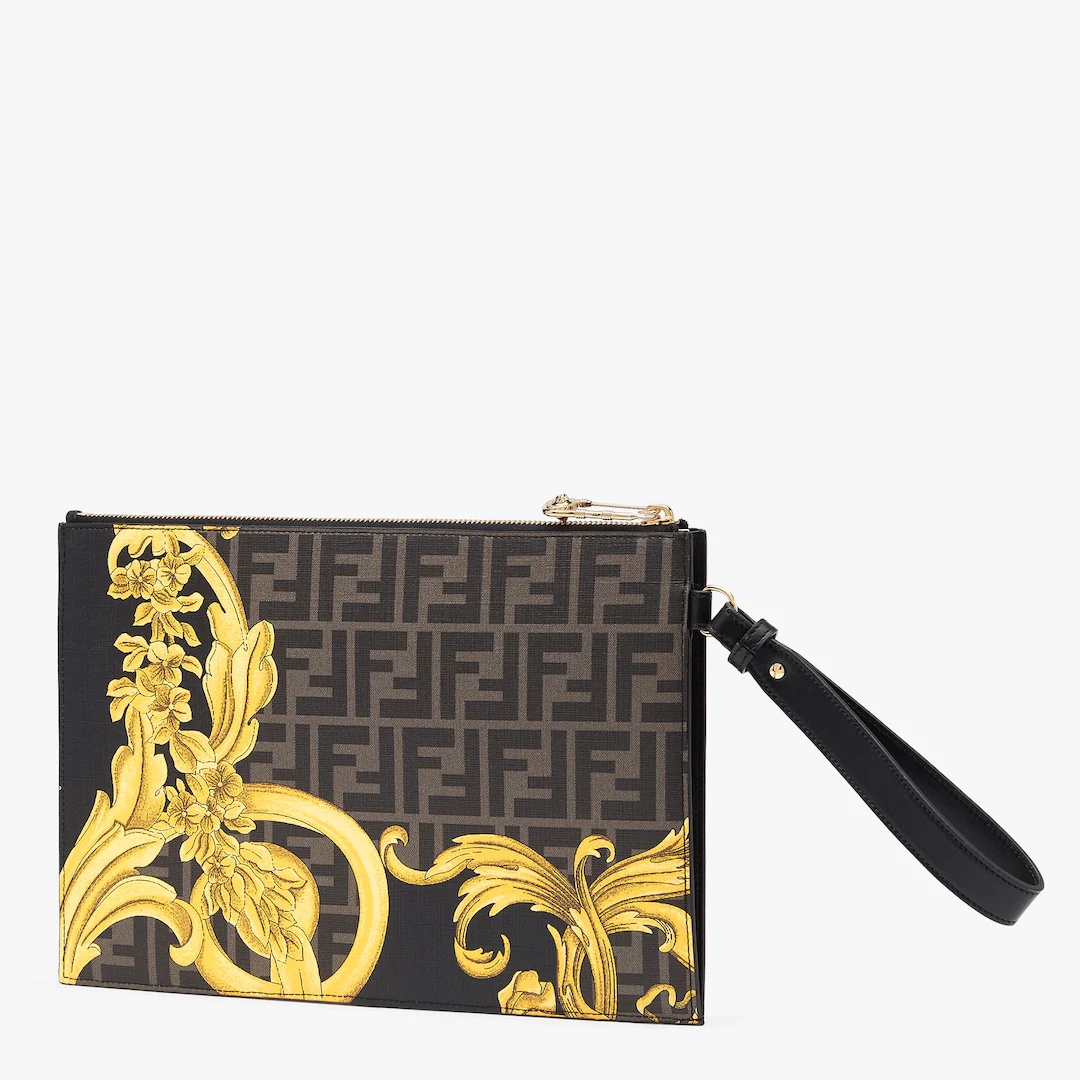 Fendace pouch in multicolor fabric - 2