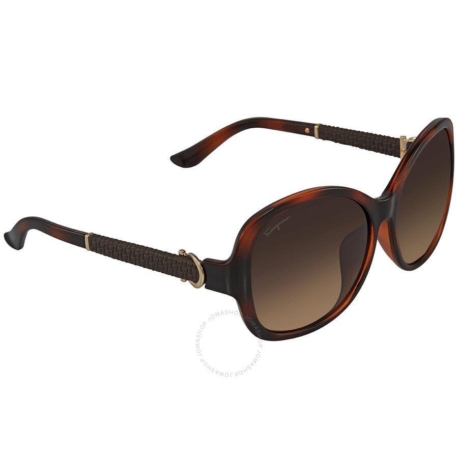Salvatore Ferragamo Brown Gradient Butterfly Sunglasses SF744SLA 214 59 - 3