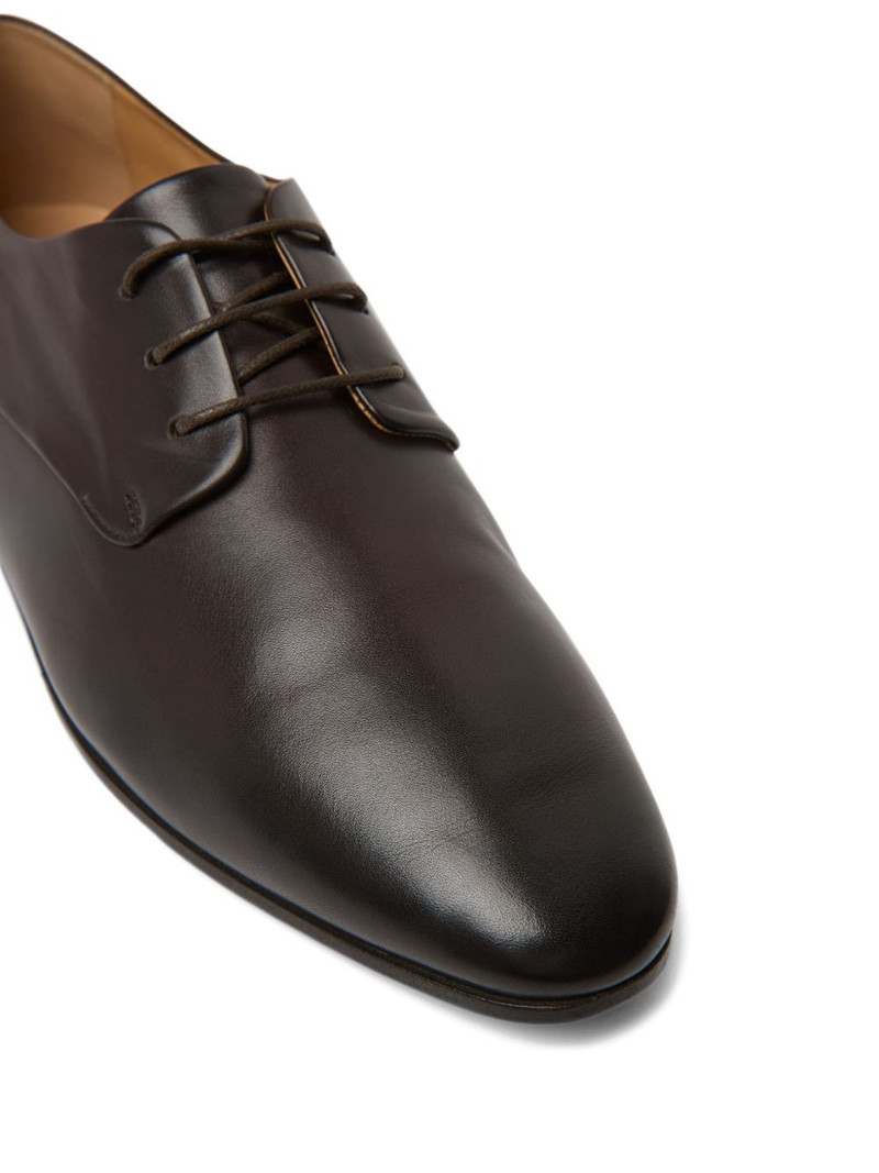 lace-up leather Derby shoes 4