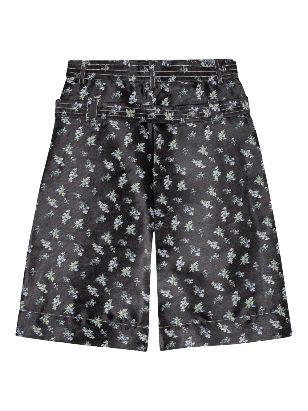 floral-print shorts - 6