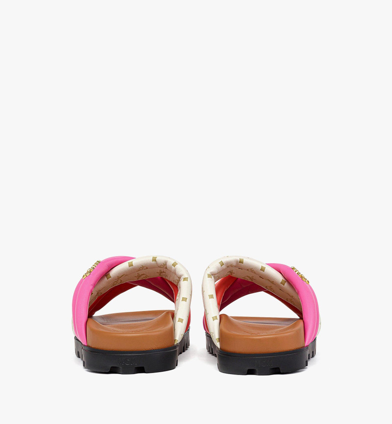 Monogram Cross Sandals in Lamb Leather 3