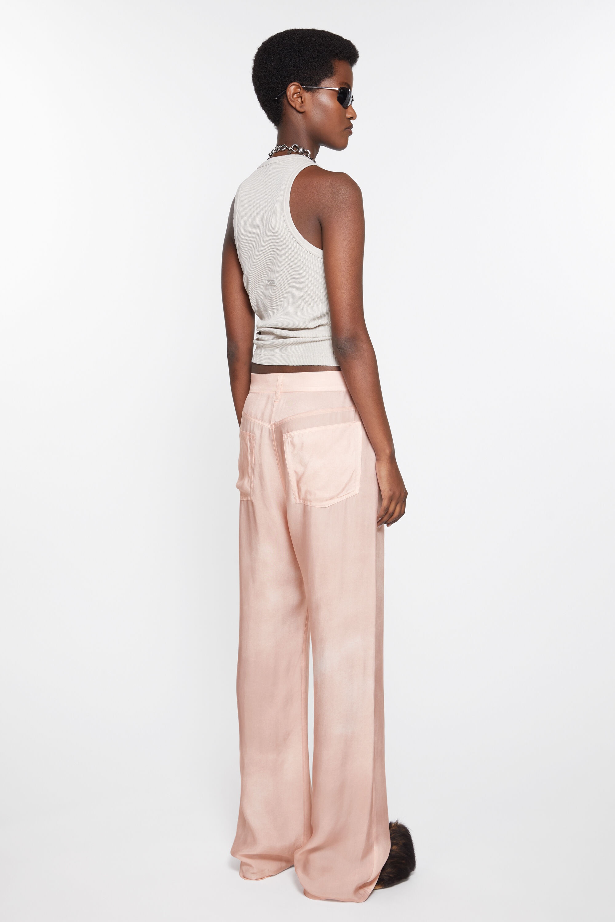 Printed trousers - Pale Pink - 3