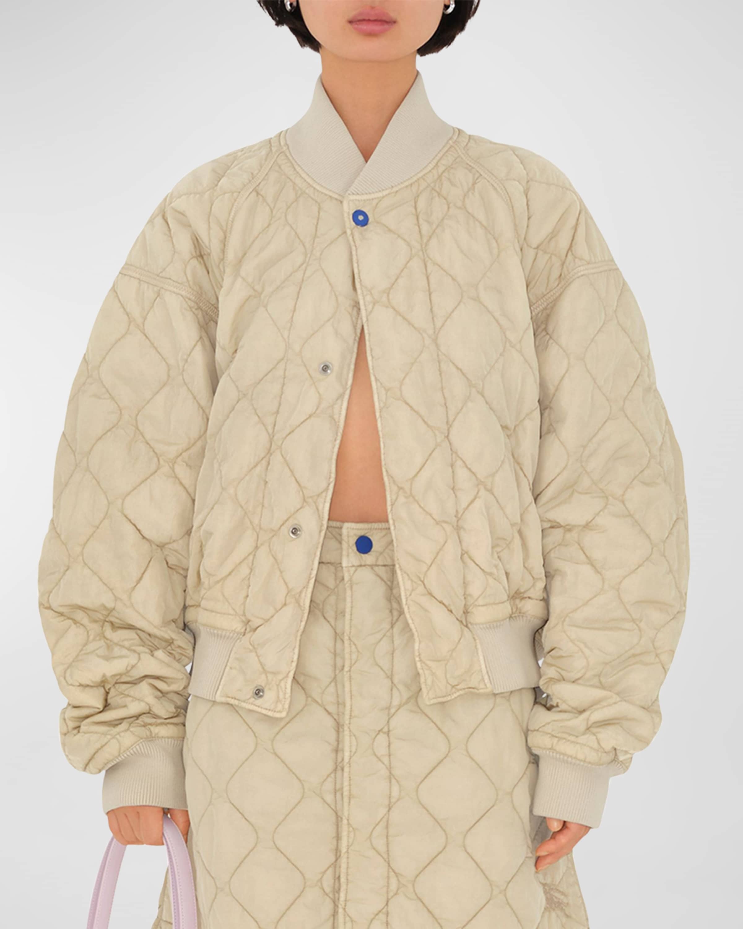 Quilted Bomber Jacket - 2