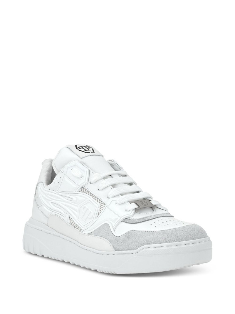 PHILIPP PLEIN Strass Hexagon sneakers outlook