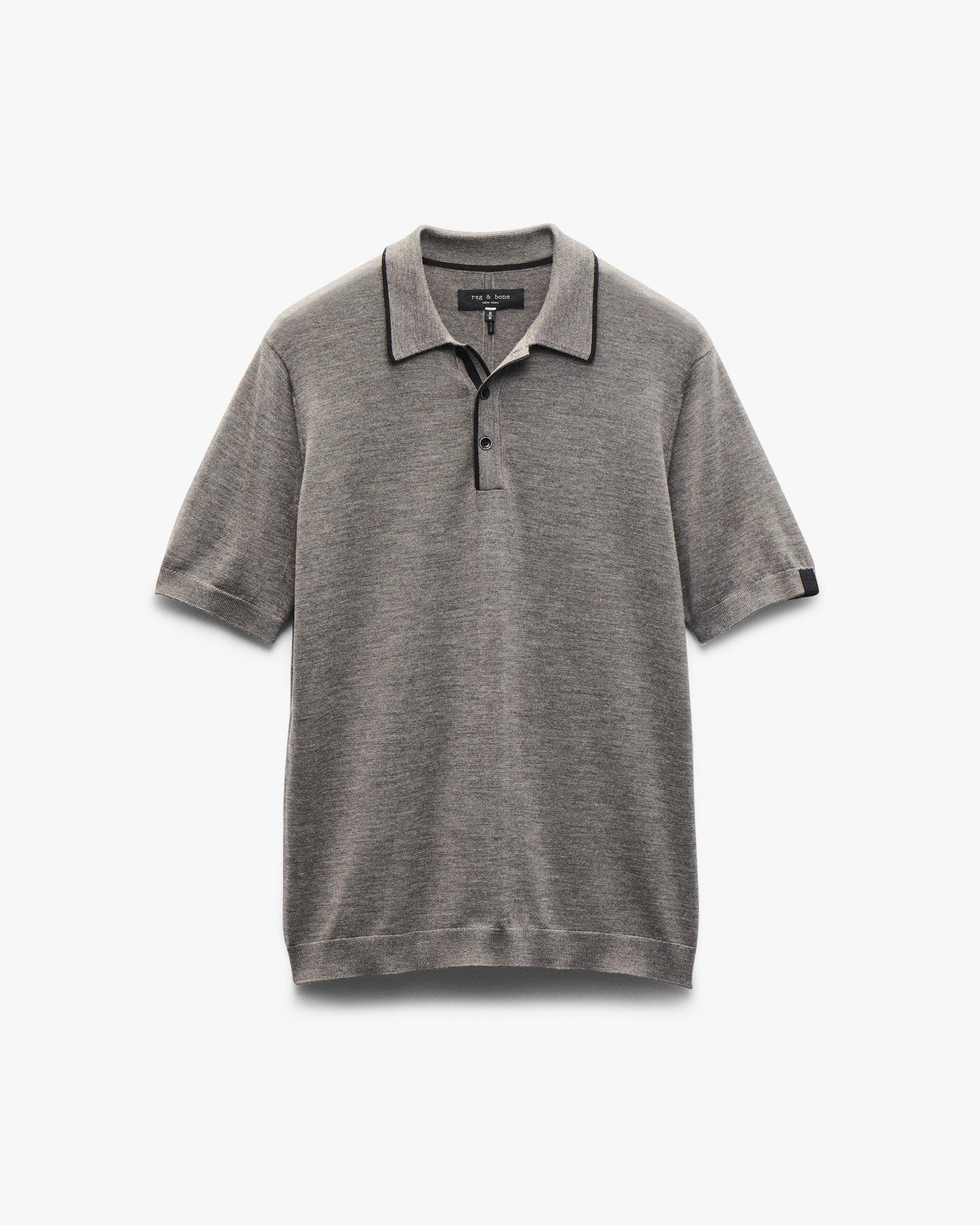 Crawford Wool-Cashmere Knit Polo - 2