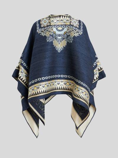 Etro SCARF PRINT CAPE outlook