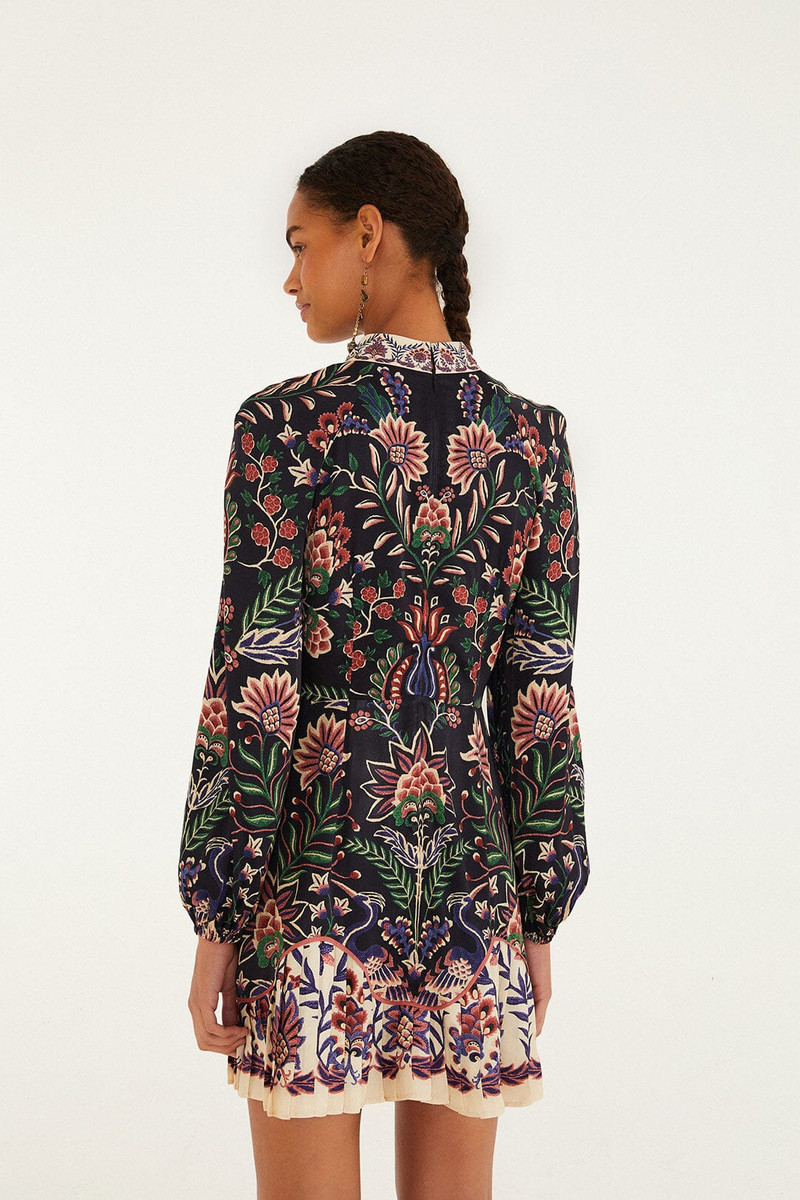 Black Marvelous Garden Lenzing™ Ecovero™ Mini Dress 3
