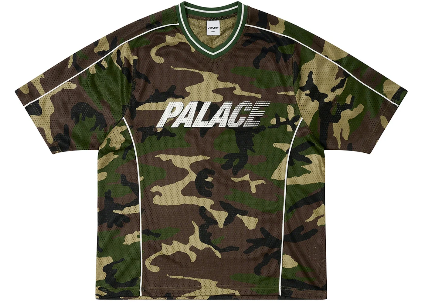 Palace Mesh Jersey Woodland Camo - 1