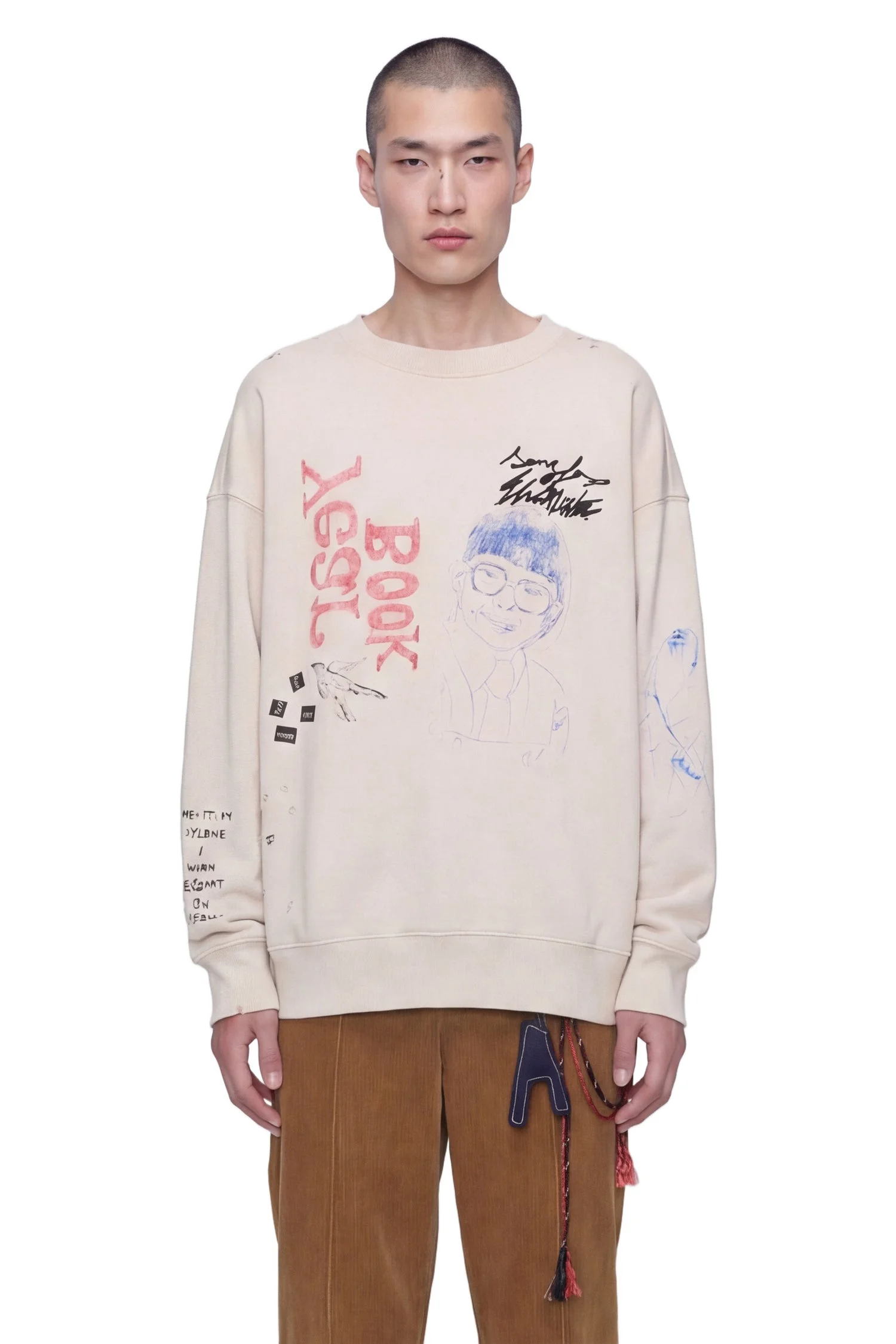 ''school Portrait'' Relaxed Pullover - 1