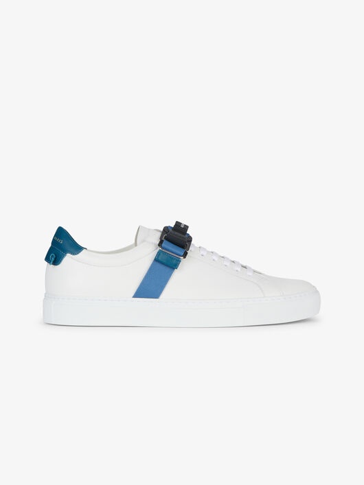 GIVENCHY SNEAKERS IN LEATHER WITH STRAP - 1