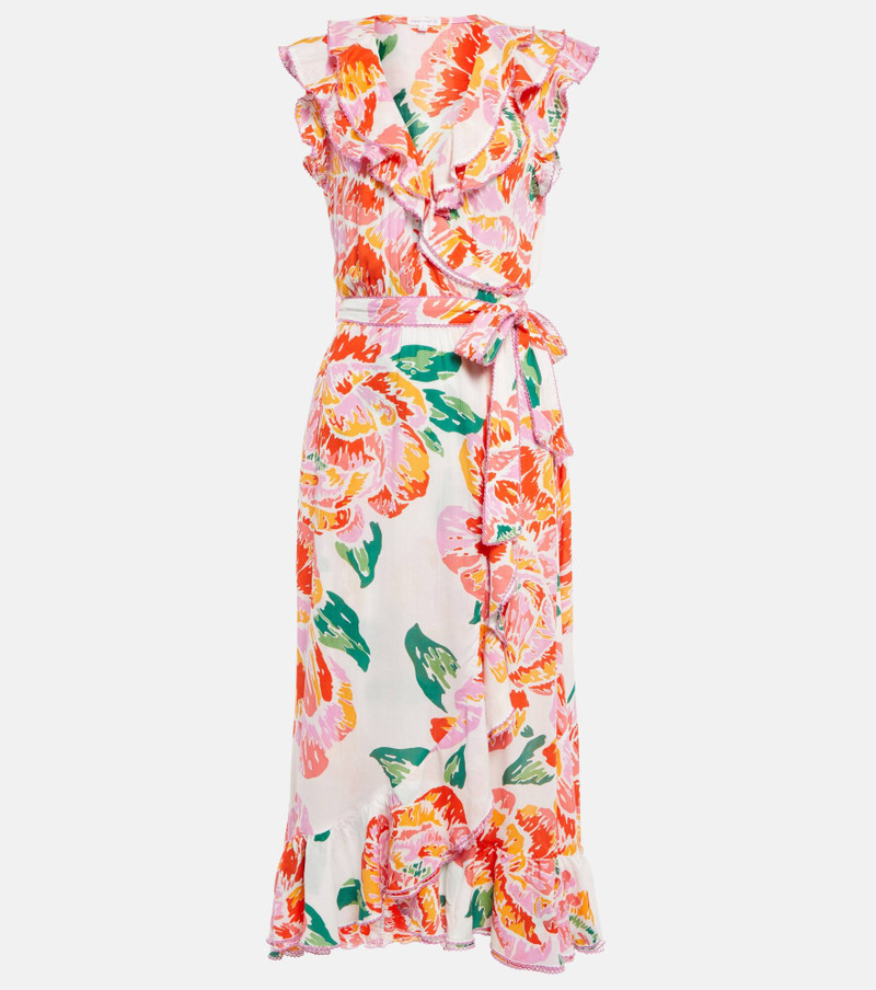 Aude floral midi dress - 1