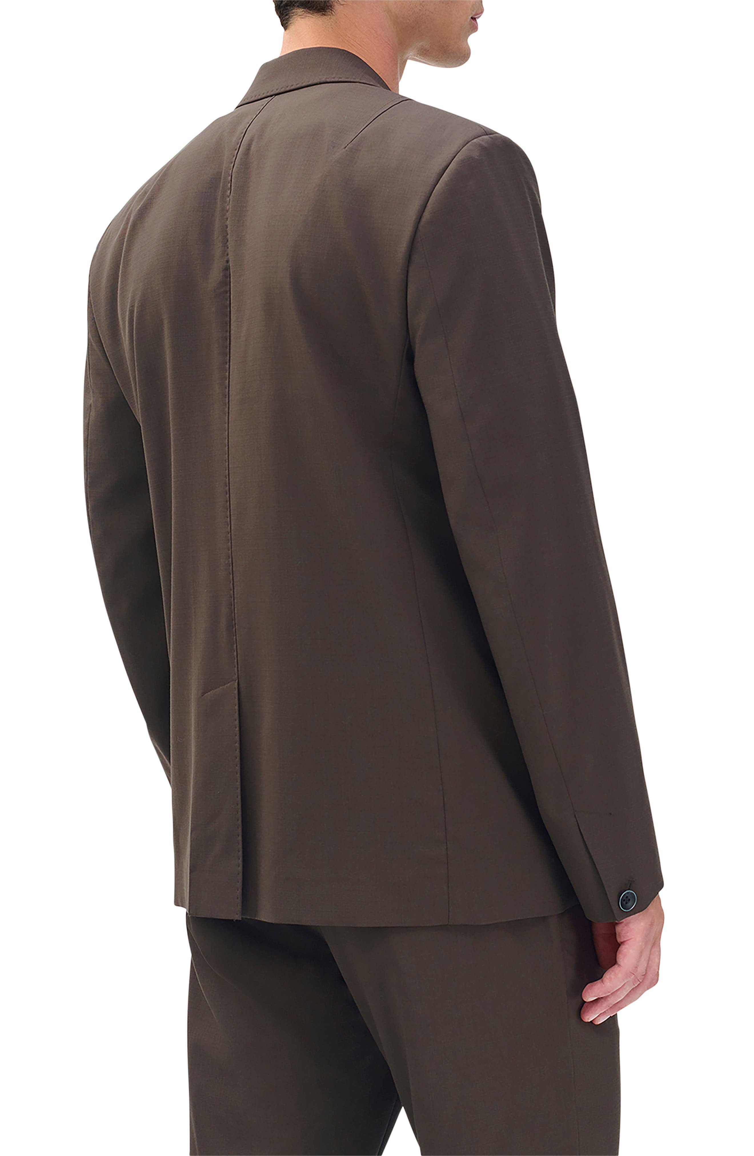 rag & bone Butler Wool Blend Ripstop Suit Jacket in Stonewall at Nordstrom - 2