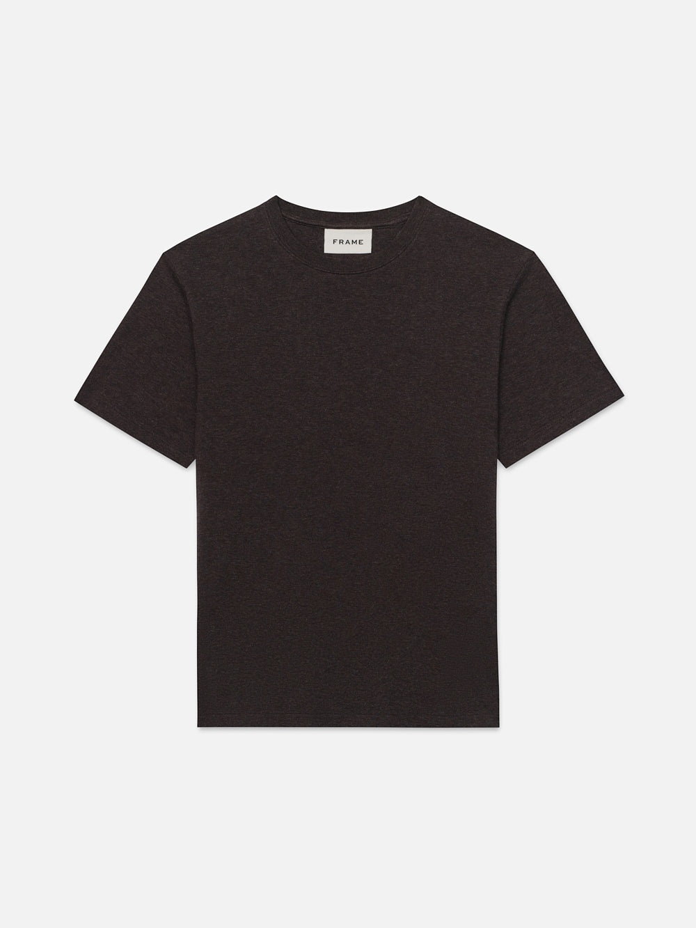 Duo Fold Tee in Marron Heather - 1