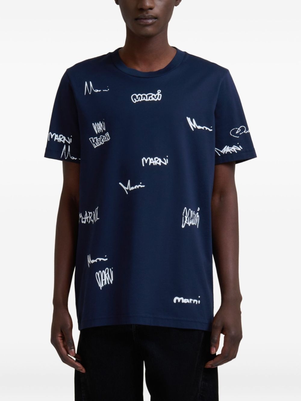 logo-print T-shirt - 3
