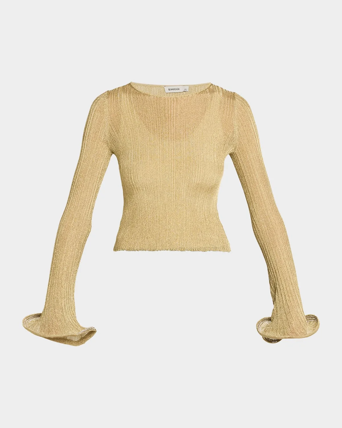 Maebry Long-Sleeve Rib-Knit Top - 1