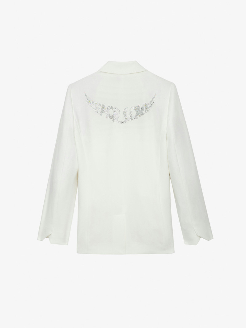Visit Peace & Love Diamanté Blazer - 1
