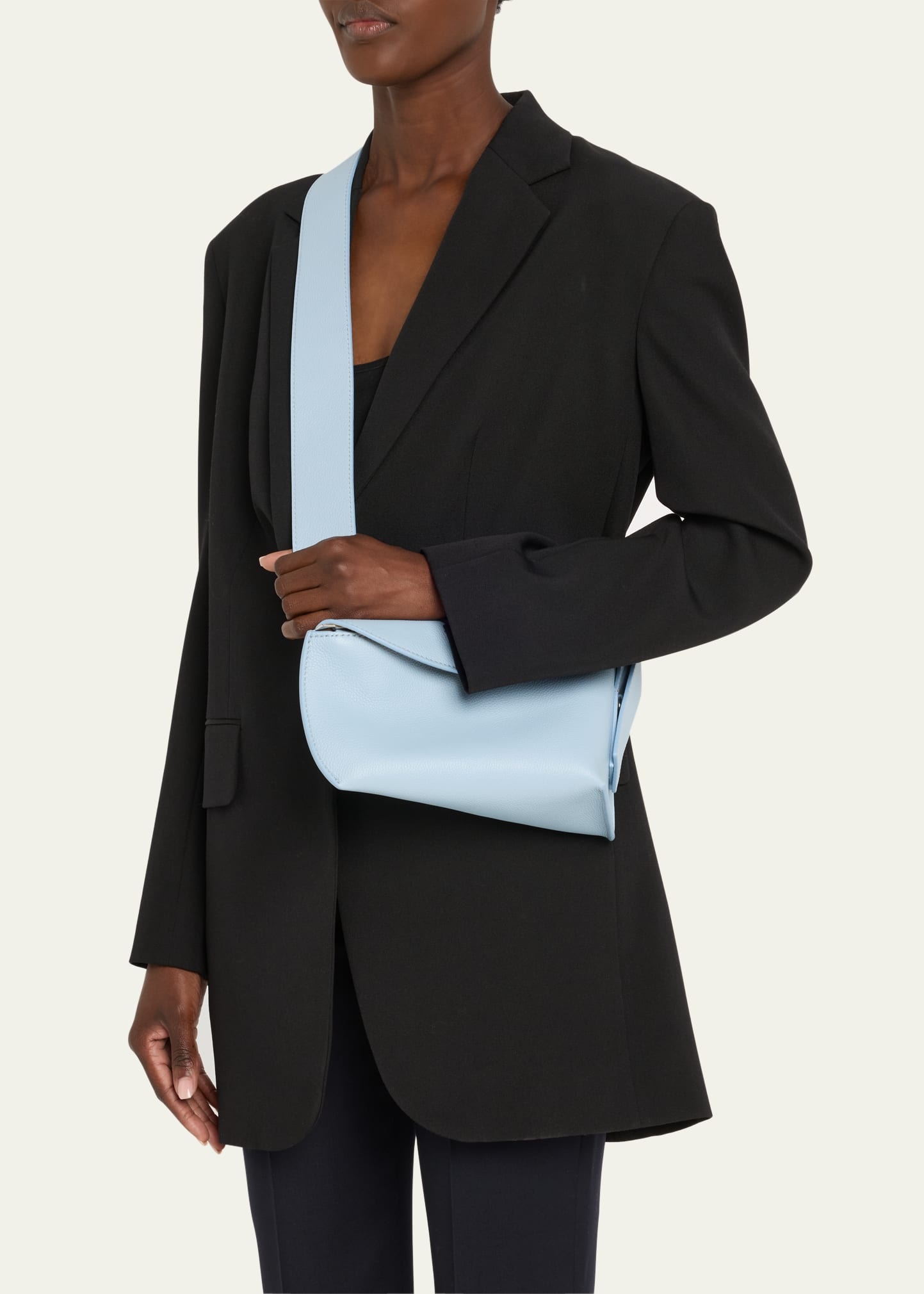 Sling Leather Crossbody Bag - 2