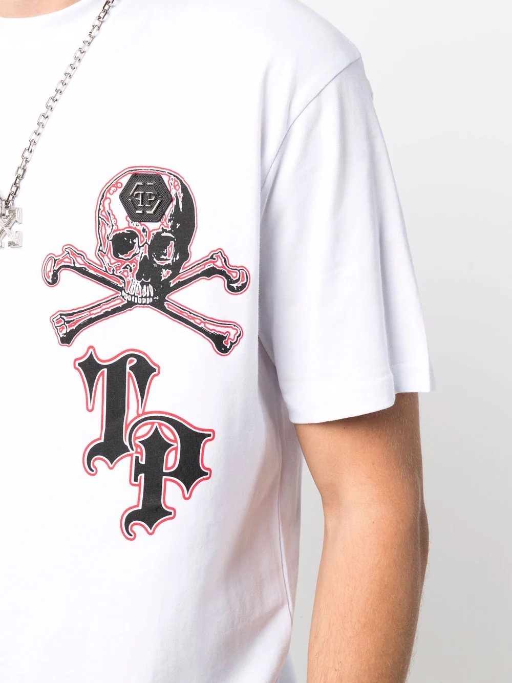 logo skull-print T-shirt - 5