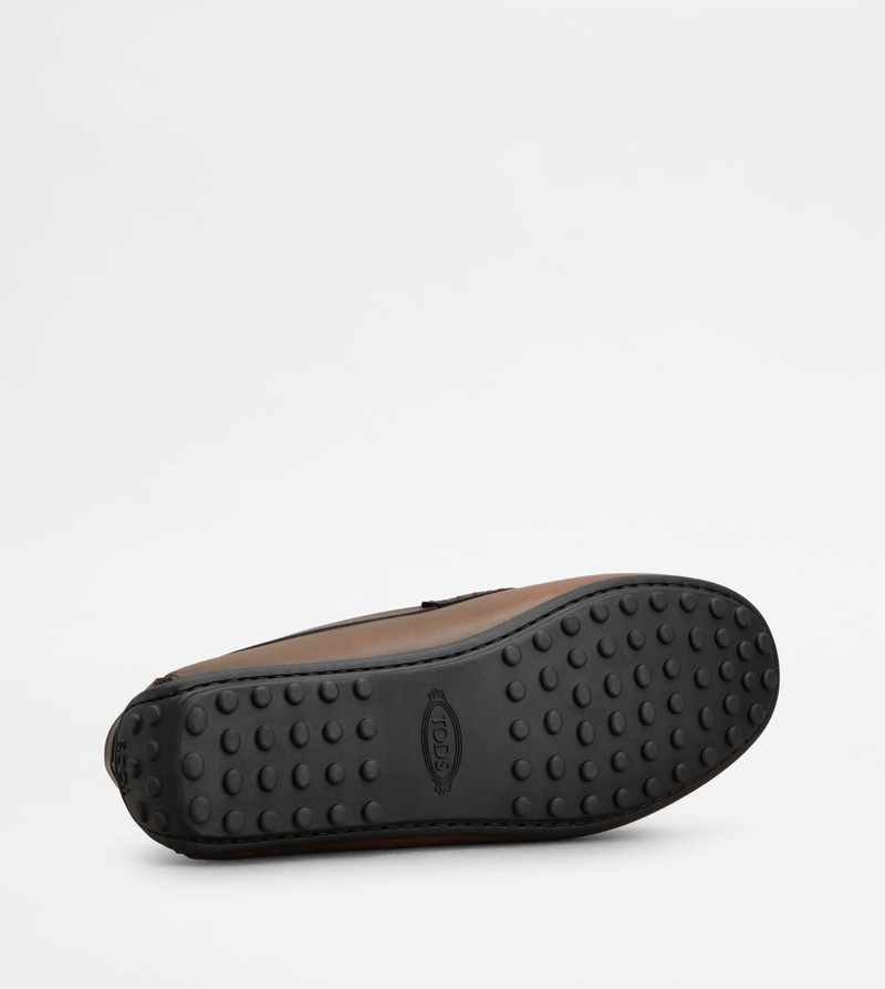 CITY GOMMINO LOAFERS IN LEATHER - BROWN 4