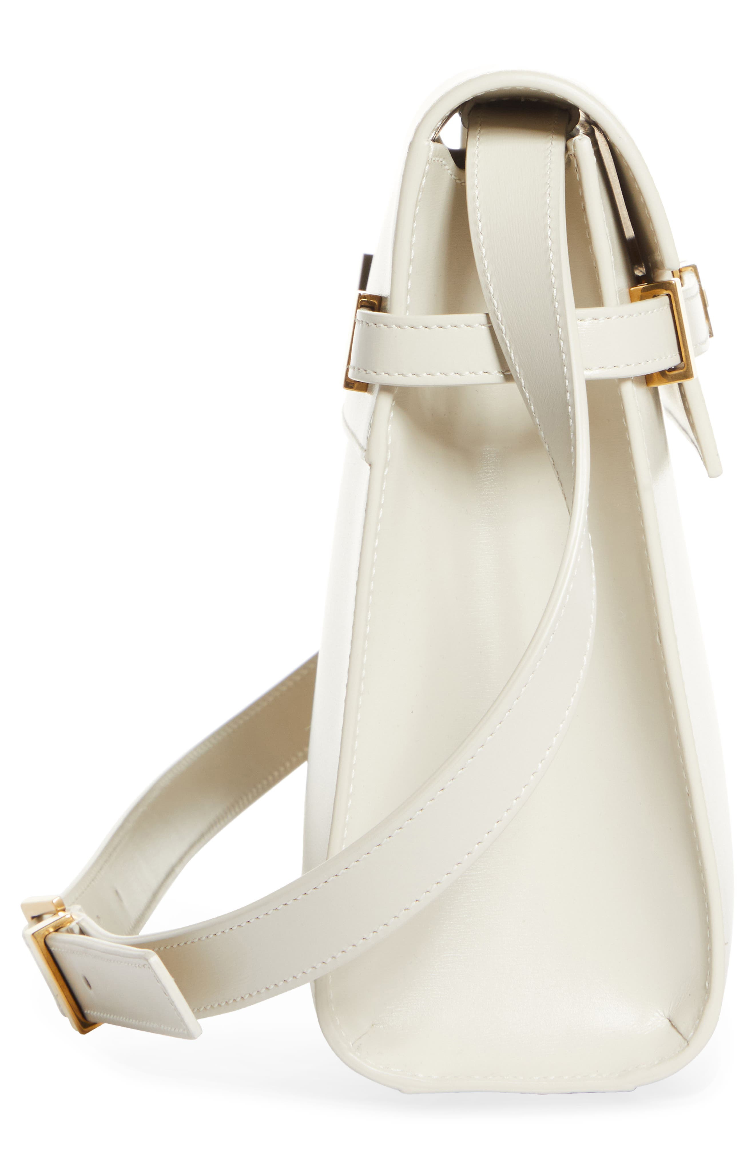 Saint Laurent Medium Manhattan Shoulder Tote in Blanc Vintage at Nordstrom - 5
