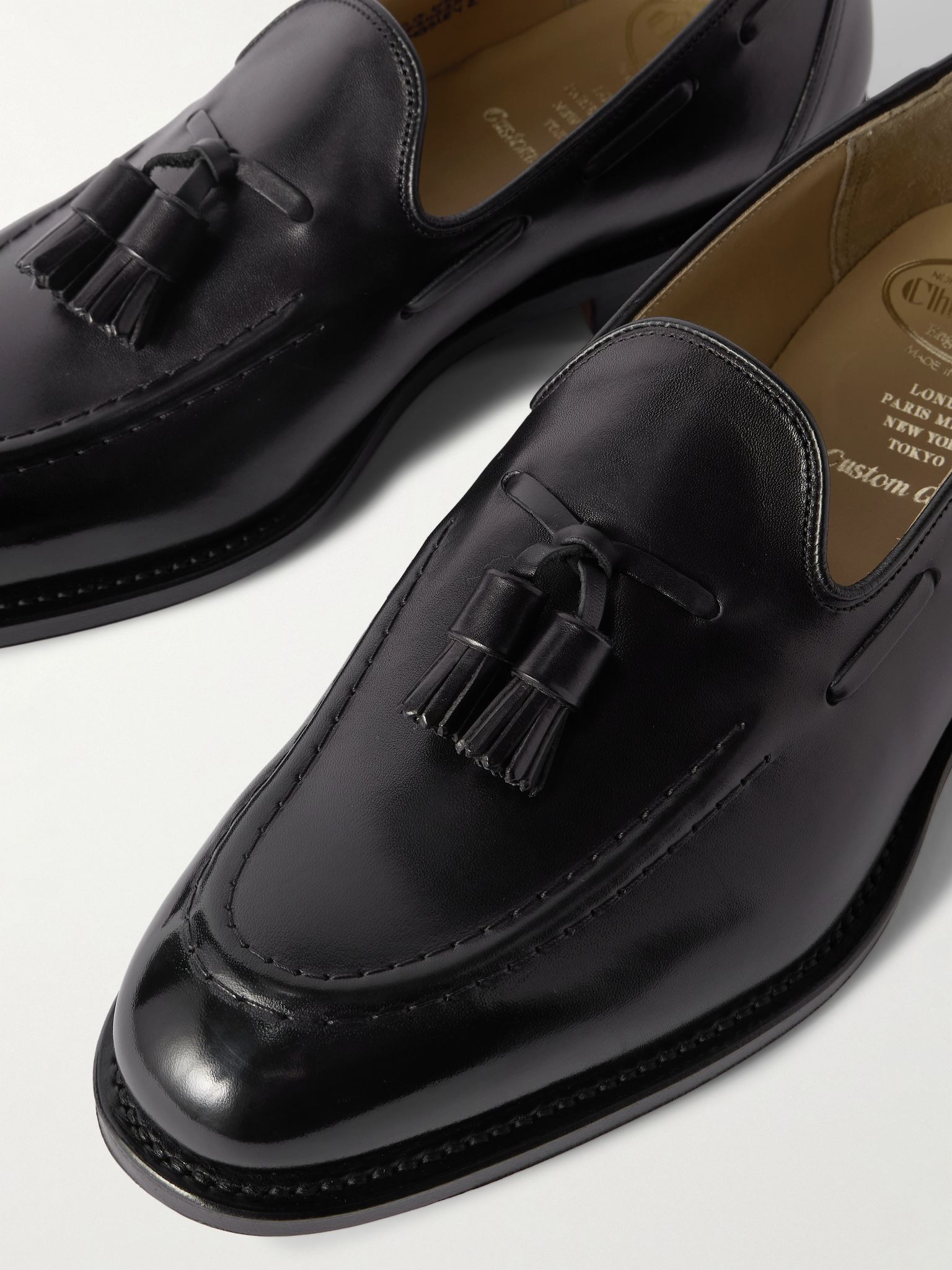 Kingsley 2 Tasselled Leather Loafers Black - 5