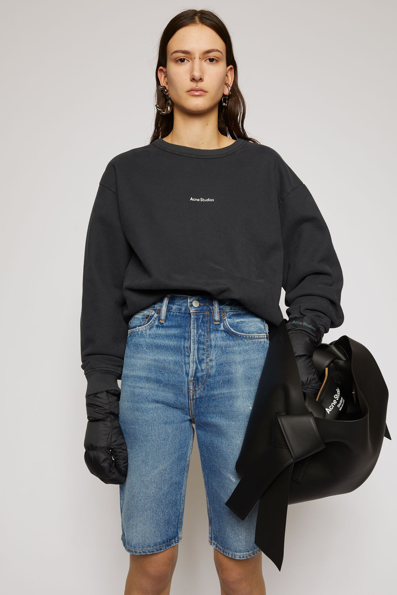 Acne Studios Quilted mittens black outlook