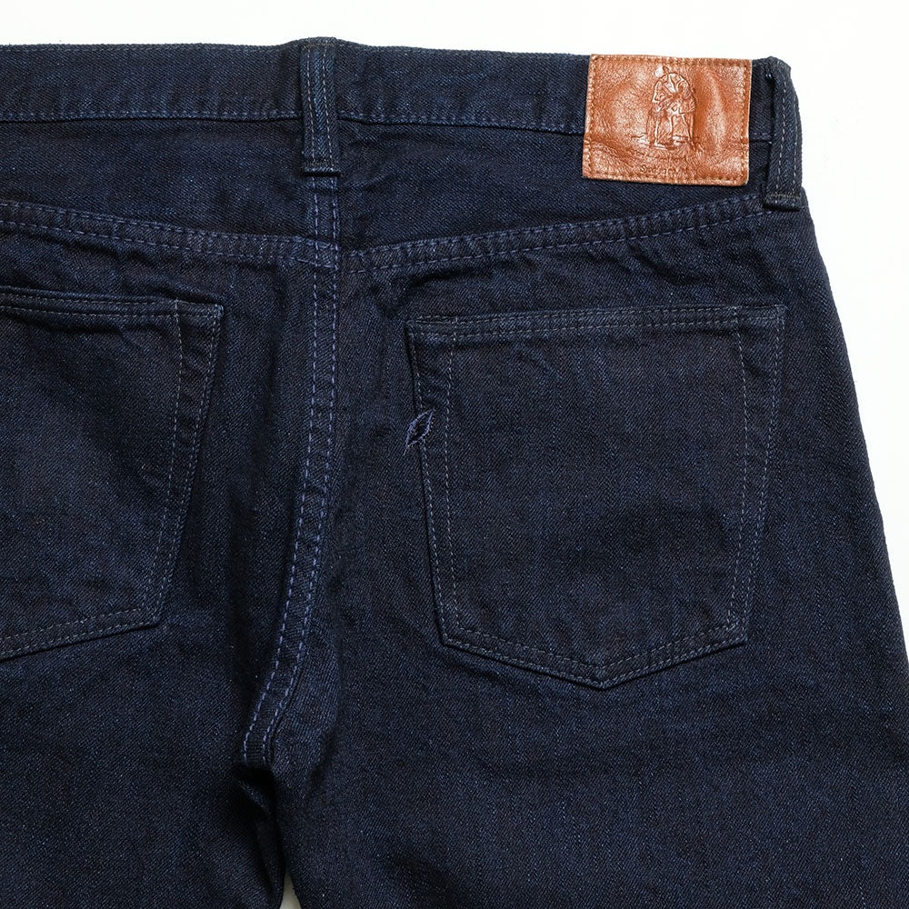 14oz Indigo x Black Denim Slim Tapered - XX-013-IDBK - 9