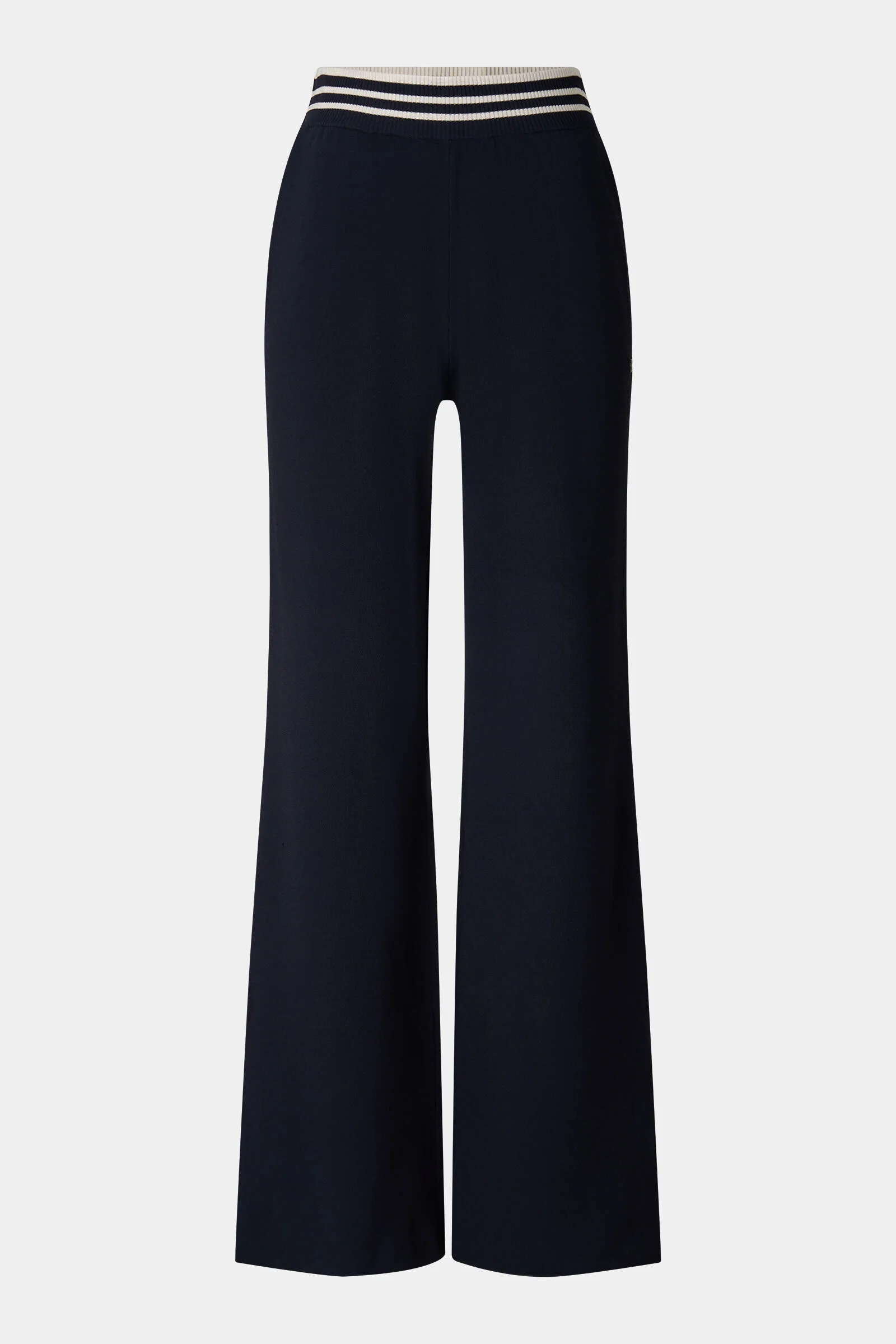 Josie knitted trousers in Navy blue - 1
