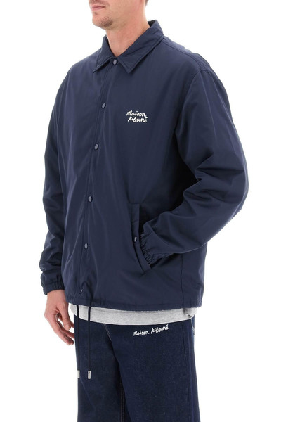 Other Designers MAISON KITSUNE - Coach jacket with logo print outlook