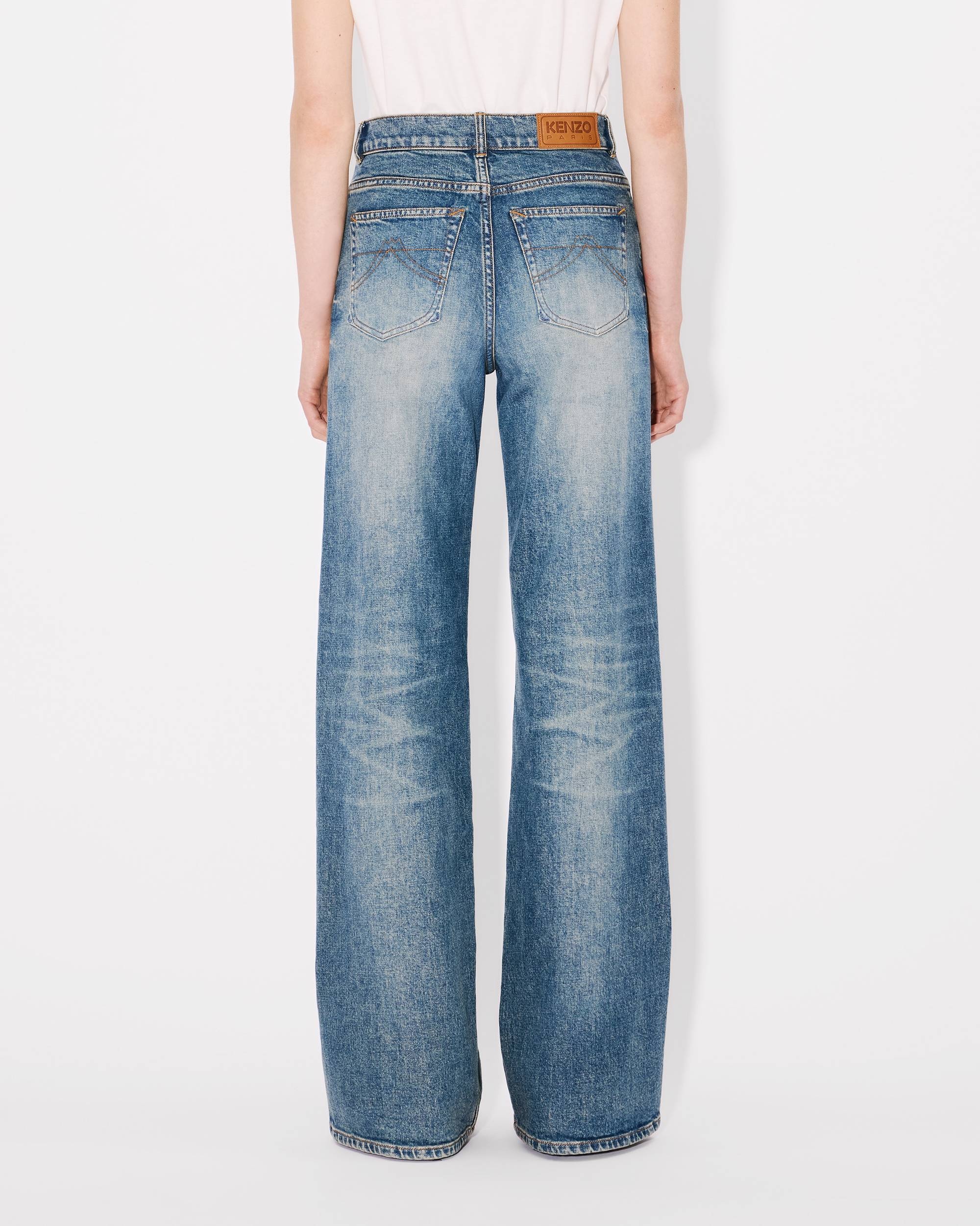 AYAME wide jeans in stretch japanese denim - 4